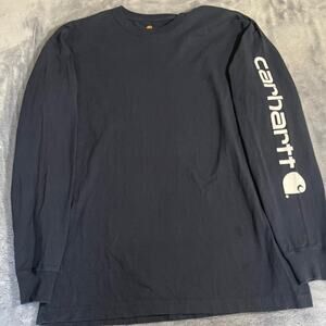 Medium navy carhartt long sleeve